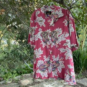 PARADISE ON A HANGER✨Rare Vintage Hawaiian Shirt Ukelele